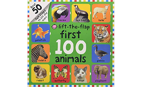 First 100 Animals Lift-the-Flap Board Book