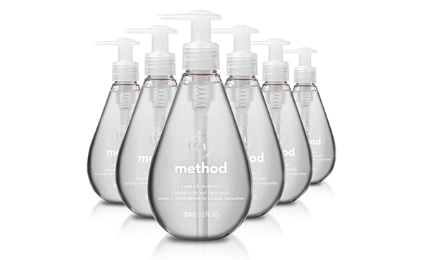 Method Gel Hand Soap, Sweet Water, Pack 6