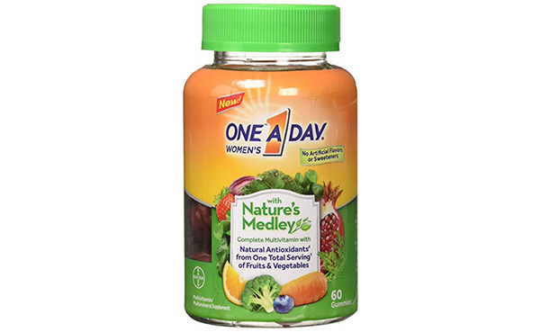 One A Day Women's Gummy Nature Medley, 60 Count