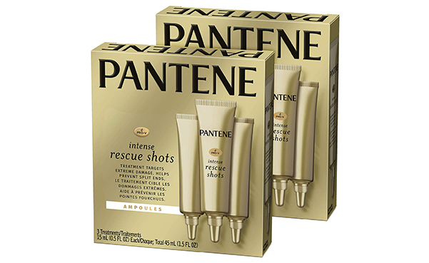 Pantene Rescue Shots Hair Treatment, Twin Pack