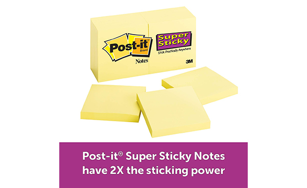 Post-it Super Sticky Notes, 10 Pads-Pack