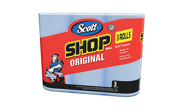 Scott Shop Towels, Pack of 3 Rolls