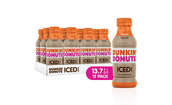 Dunkin Donuts Iced Coffee, Original, Pack of 12