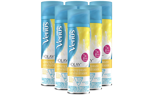 Gillette Venus with Olay Shave Gel, Pack of 6