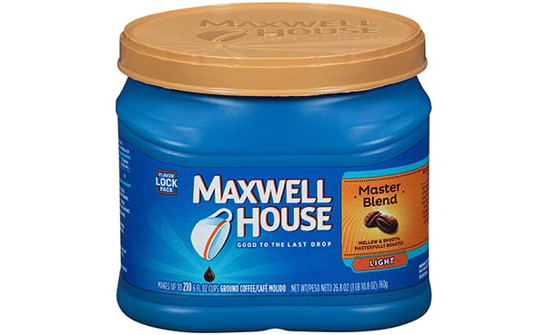 Maxwell House Master Blend Light Roast Ground Coffee