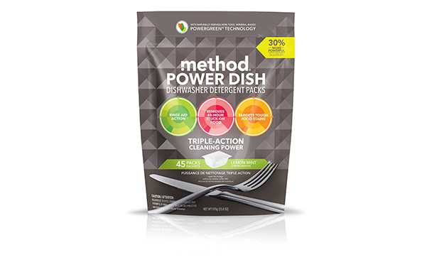 Method Power Dish Dishwasher Soap Packs, 45 Count