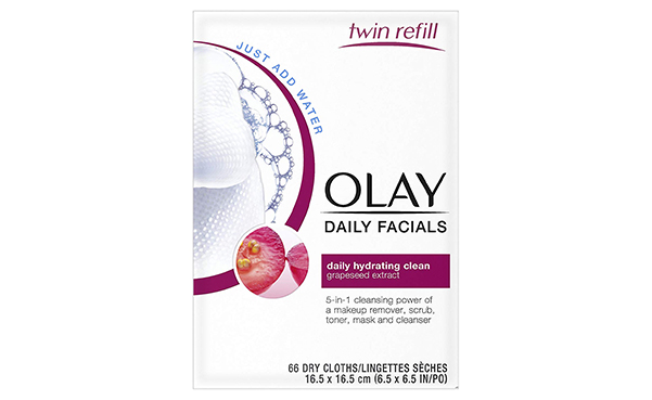 Olay Daily Facials Daily Clean Wipes, 66 count