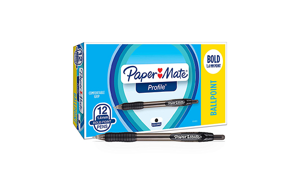 Paper Mate Retractable Ballpoint Pens, 12 Count