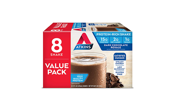 Atkins Dark Chocolate Royale Protein-Rich Shake, 8 Count