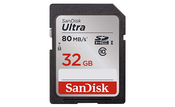 SanDisk Ultra 32GB Class 10 Memory Card