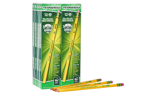 Ticonderoga #2 HB Pencils, 96-Pack