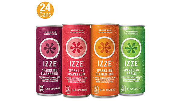 IZZE Sparkling Juice Variety Pack, 24-Pack