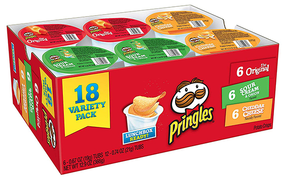 Pringles Flavored Variety Pack Potato Crisps