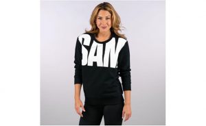 Sam Edelman Women's Peek-A-Boo Back Sweatshirt