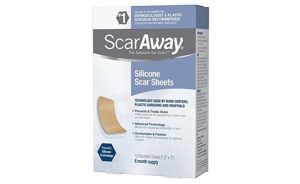 ScarAway Professional Grade Silicone Scar Treatment Sheets, 12-Count
