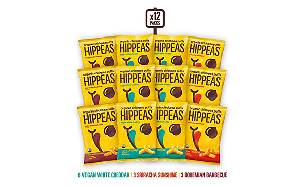 HIPPEAS Organic Chickpea Puffs Variety Pack, 12-Count