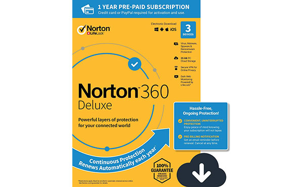 NEW Norton 360 Deluxe