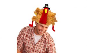 Plush Turkey Pilgrim Hat