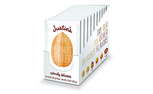 Justin's Classic Peanut Butter Squeeze, 10-Pack