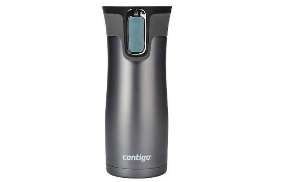 Contigo AUTOSEAL West Loop Vaccuum-Insulated Stainless Steel Travel Mug, 16 oz, Stormy Weather