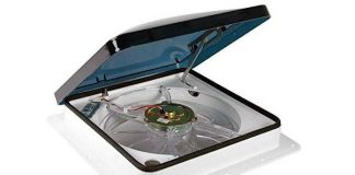 Clearance Fan-Tastic Vent 1250 Series White RV Roof Vent