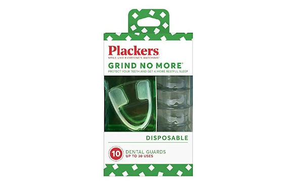 Plackers Grind No More Dental Night Guard for Teeth Grinding, 10 Count
