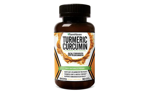 Turmeric Curcumin with BioPerine Black Pepper & 95% Curcuminoids, 1965mg, Maximum Absorption for Joint Support & Healthy Inflammatory Response, Non-GMO Turmeric Capsules, Made in USA - 90 Veg Caps