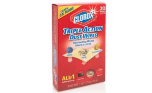 20ct Clorox Triple Action Dust Wipes – Traps Hair & Allergens