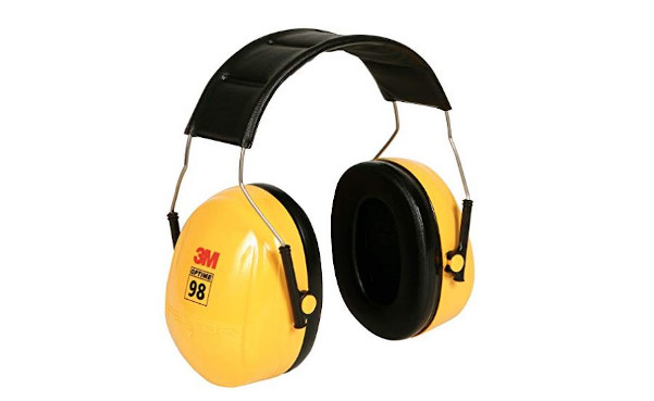3M Peltor Optime 98 Over the Head Earmuff, Hearing Protection, Ear Protectors, NRR 26 dB, Ideal for heavy equipment operations