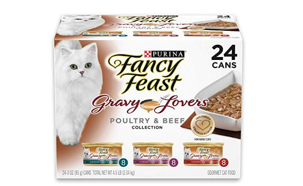 Purina Fancy Feast Gravy Lovers Poultry & Beef Feast Collection Wet Cat Food Variety Packs