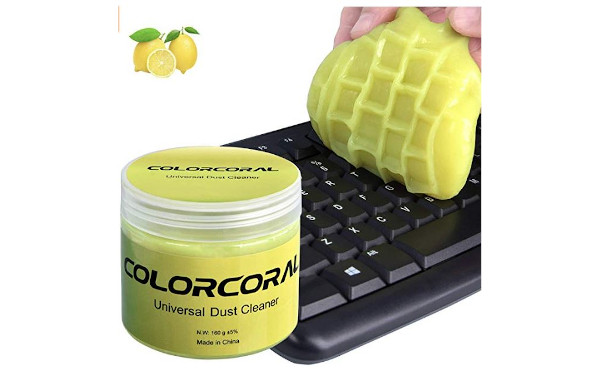Keyboard Cleaner Universal Cleaning Gel for PC Tablet Laptop Keyboards, Car Vents, Cameras, Printers, Calculators from ColorCoral 160G