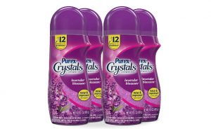 Purex Crystals In-Wash Fragrance and Scent Booster, Lavender Blossom, 15.5 Ounce, 4 Count
