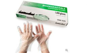 1000ct Biodegradable Disposable Plastic Gloves – Protects Skin