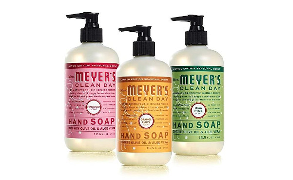 Mrs. Meyer's Clean Day Lquid Hand Soap, 12.5 Oz, Pack of 3