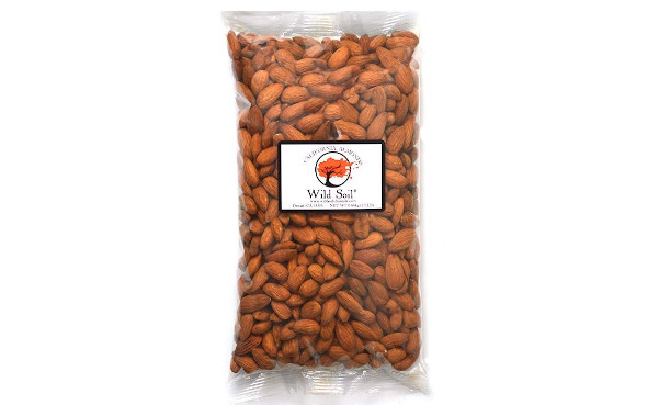 Wild Soil Almonds - Distinct and Superior to Organic, Herbicide Free, Steam Pasteurized, Probiotic, Raw 1.5LB Bag