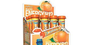 Zipfizz Healthy Energy Drink Mix, Hydration with B12 and Multi Vitamins, Orange Soda, 12 Count