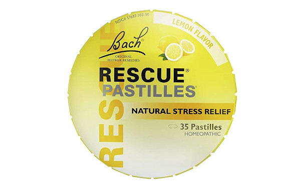 RESCUE PASTILLES, Homeopathic Stress Relief, Natural Lemon Flavor - 35 Pastilles, 1.7 Ounce