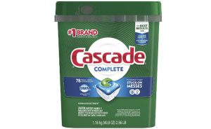 Cascade Complete Dishwasher Pods, Actionpacs Dishwasher Detergent, Fresh Scent, 78 Count