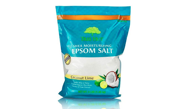 Tree Hut Shea Moisturizing Epsom Salt Coconut Lime, 3Ibs, Ultra Hydrating Epsom for Nourishing Essential Body Care