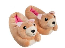 Chatties Girl’s Animal Slippers – Fun Fuzzy Friends, Child Sizes