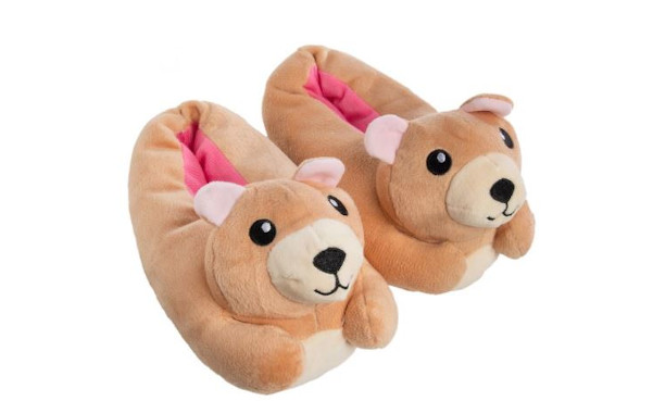 Chatties Girl’s Animal Slippers – Fun Fuzzy Friends, Child Sizes