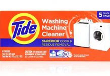 Washing Machine Cleaner by Tide, Washer Machine Cleaner Tablets for Front and Top Loader Machines, 5 Count Box
