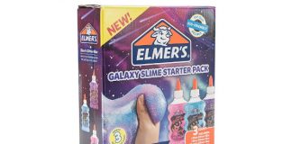 Elmer’s Glue Deluxe Slime Starter Kit, Clear School Glue & Glitter Glue Pens, 3 Count