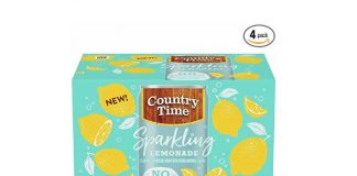 Country Time Sparkling Lemonade (6.75fl.oz Bottles, Pack of 4)